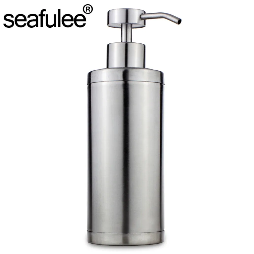 300ML 1 pc Kitchen Bathroom Soap Dispenser (Stainless Steel head
