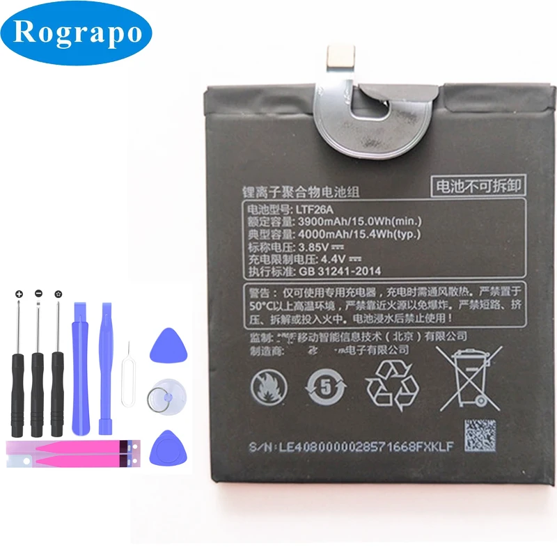

Original New 4000mAh LTF26A Replacement Battery For LeTV LeEco Le Pro 3 AI X650 5.5 inch Dual Camera Mobile Phone Batteries