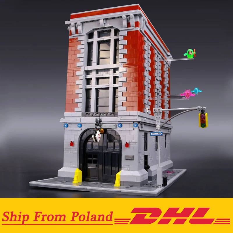

Ghostbusters Firehouse Headquarters 16001 Model Educational Building Kits Blocks Toys set Compatible with Legoings 75827
