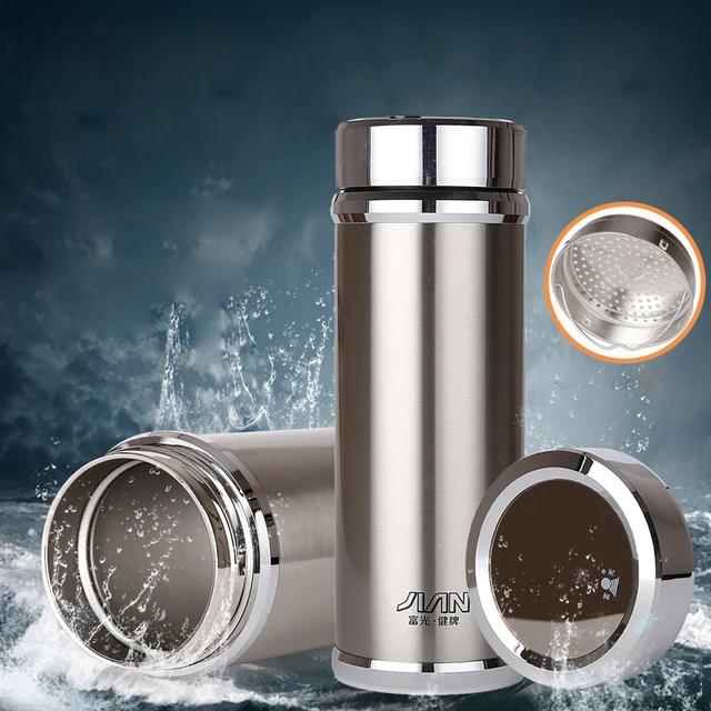 Outdoor Automotive Travel Insulation Cup Vacuum Flask Bottle Stainless