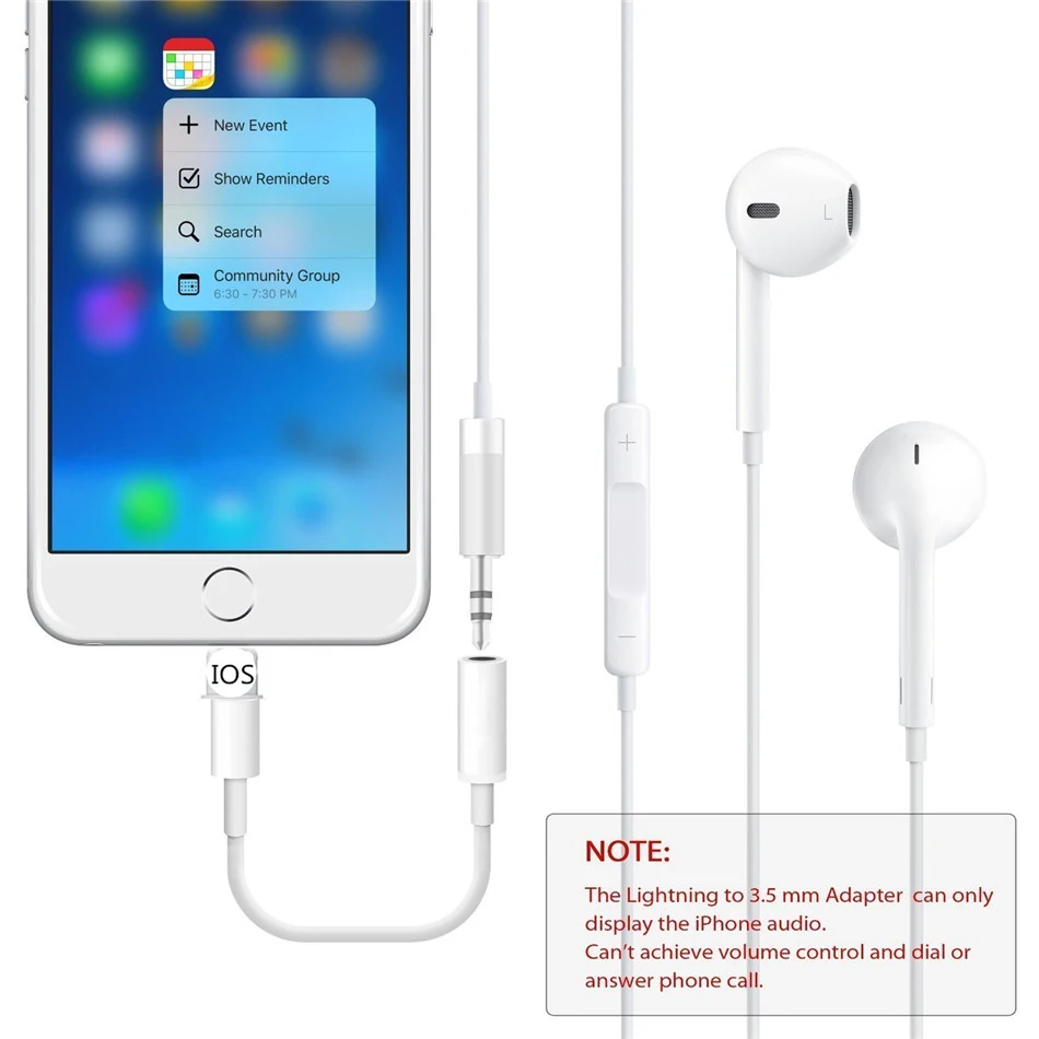 IOS 11 12 Headphone Adapter For iPhone 7 8 X AUX Adapter For Lightning Female To 3.5mm Male Adapters Headphone Jack Cable IOS 11 12 Headphone Adapter For iPhone 7 8 X AUX Adapter For Lightning Female To 3.5mm Male Adapters Headphone Jack Cable