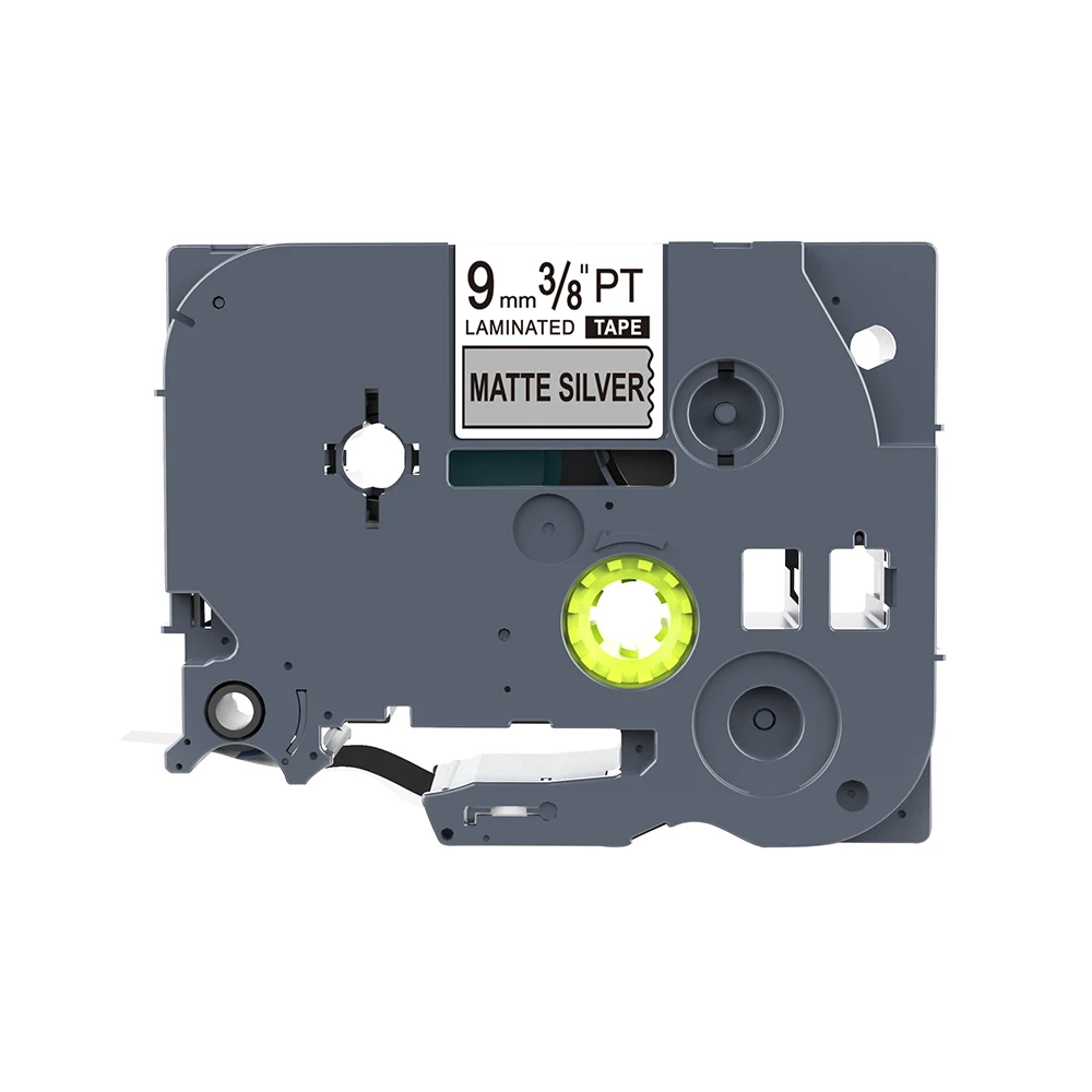 

1PCS PUTY 9mm Black On Matt Silver TZe-M921 tzM921 label tape compatible for Brother PTD210 H110 E110 Ptouch label printer