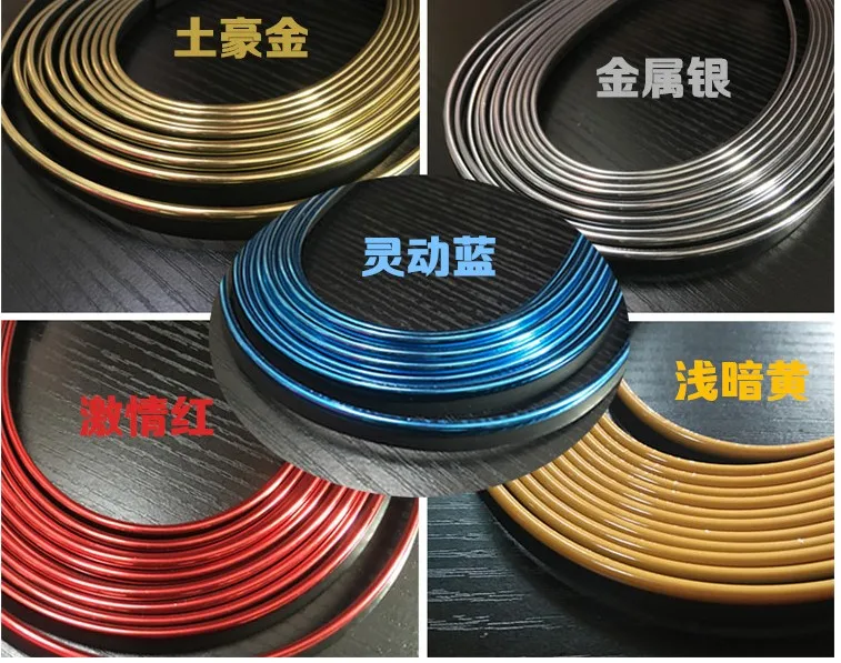 DIY 4 Colors Car-Styling Car decoration line for VW Volkswagen Golf MK4 MK5 MK6 Passat B6 B7 Jetta Tiguan Beetle accessories | Автомобили