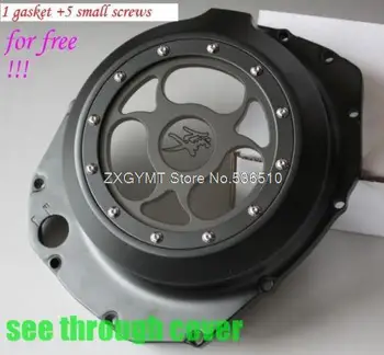 

Engine Clutch Cover See Through For SUZUKI Hayabusa GSXR1300 1999-2013 Black Right Engine Clutch Cover