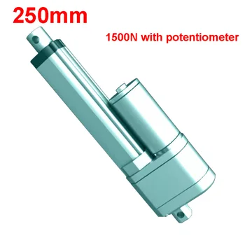 

250mm Stroke 1500N Linear Motor With Potentiometer Linear Actuator 12v