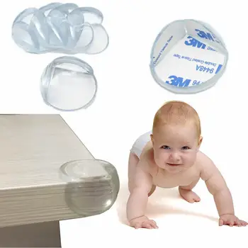 

Kidlove Baby Infant Desk Corner Safe Anti-collision Table Corner Protection Transparent Sphere Shape