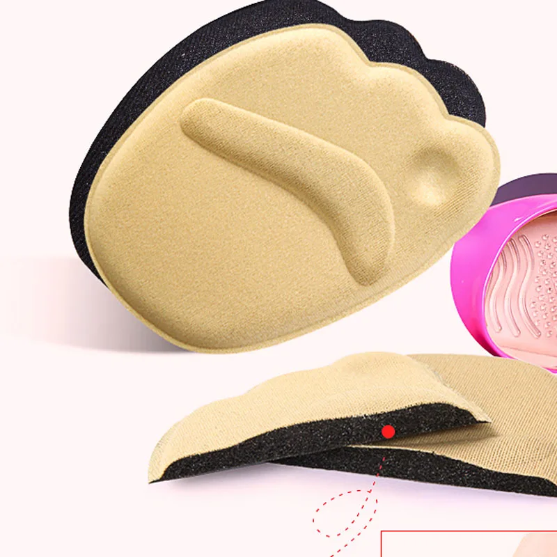 12Pairs Women Forefoot Thick Anti-slip Foot Pad High-heeled Shoe Female Half Pad Half-foot Half Yards Insoles Pain-proof Comfort