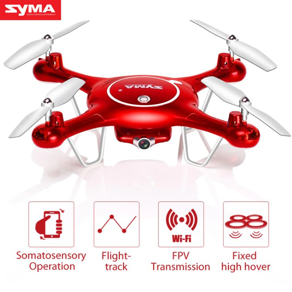 

SYMA X5UW RC Drone With WiFi HD Camera FPV Somatosensory Operation RC Helicopter Headless Quadcopter Outdoor Dron For Kid Gift