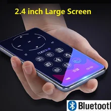 Ruизу D16 Bluetooth MP4 плеер 2,4 дюймов экран fm-радио диктофон электронная книга Портативный Аудио Видео плеер Bulit-in динамик