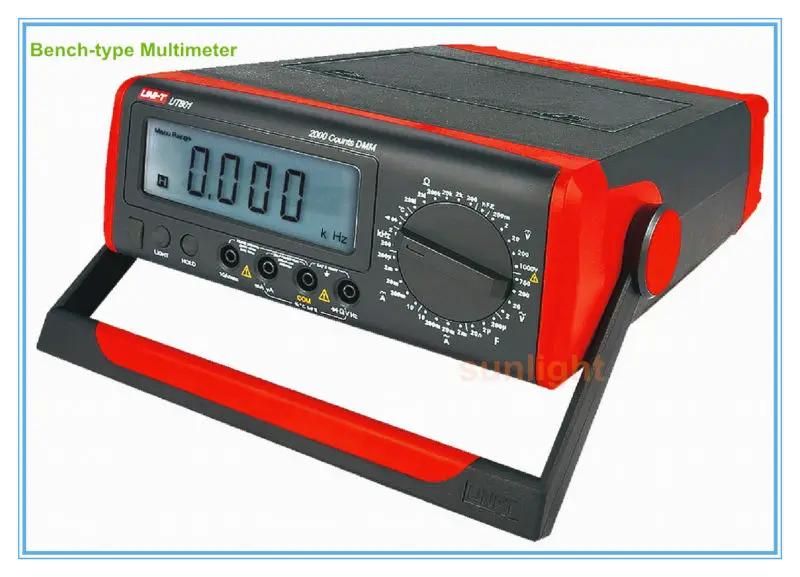 

UT801 Digital Bench-top Multimeter DC AC Resistance Capacitance Frequency Temperature 6 in 1