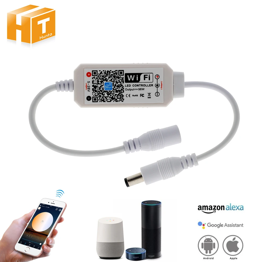 Волшебный дом Wifi Sigle цветной светодиодный контроллер DC 5 28V для DC12V 24V цветная
