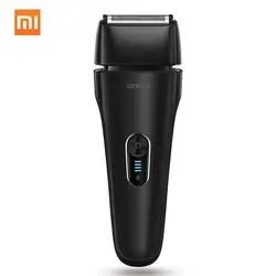 Xiaomi Mijia "сматэ" Электрический Для мужчин бритва сабельная 4 лезвия Электрический i-бритва 3 минуты Быстрая зарядка 4-бритва сухой/влажной