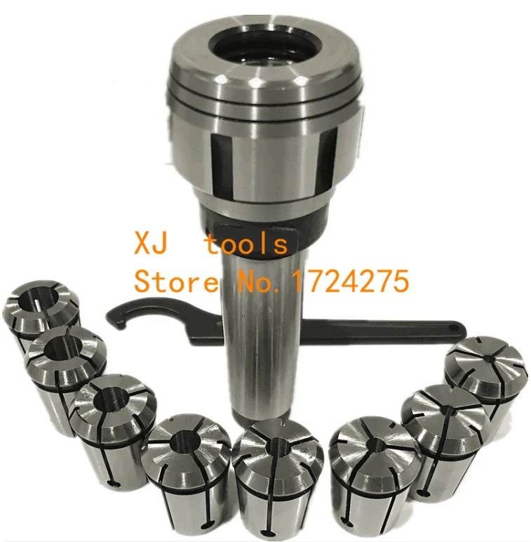 Cono Morse Collet 8 Pcs & Mandrino Spanner Set Mt4 Tornio Utensili Di Fresatura 7316B