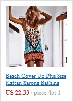 Выходное пляжное платье накидка купальный костюм Ups Vestido Praia купальник женские туники для купальников большой маятник с v-образным принтом