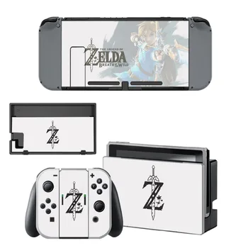 

The Legend of Zelda Decal Vinyl Skin Protector Sticker for Nintendo Switch NS Console +Controller + Stand Holder Protective Skin