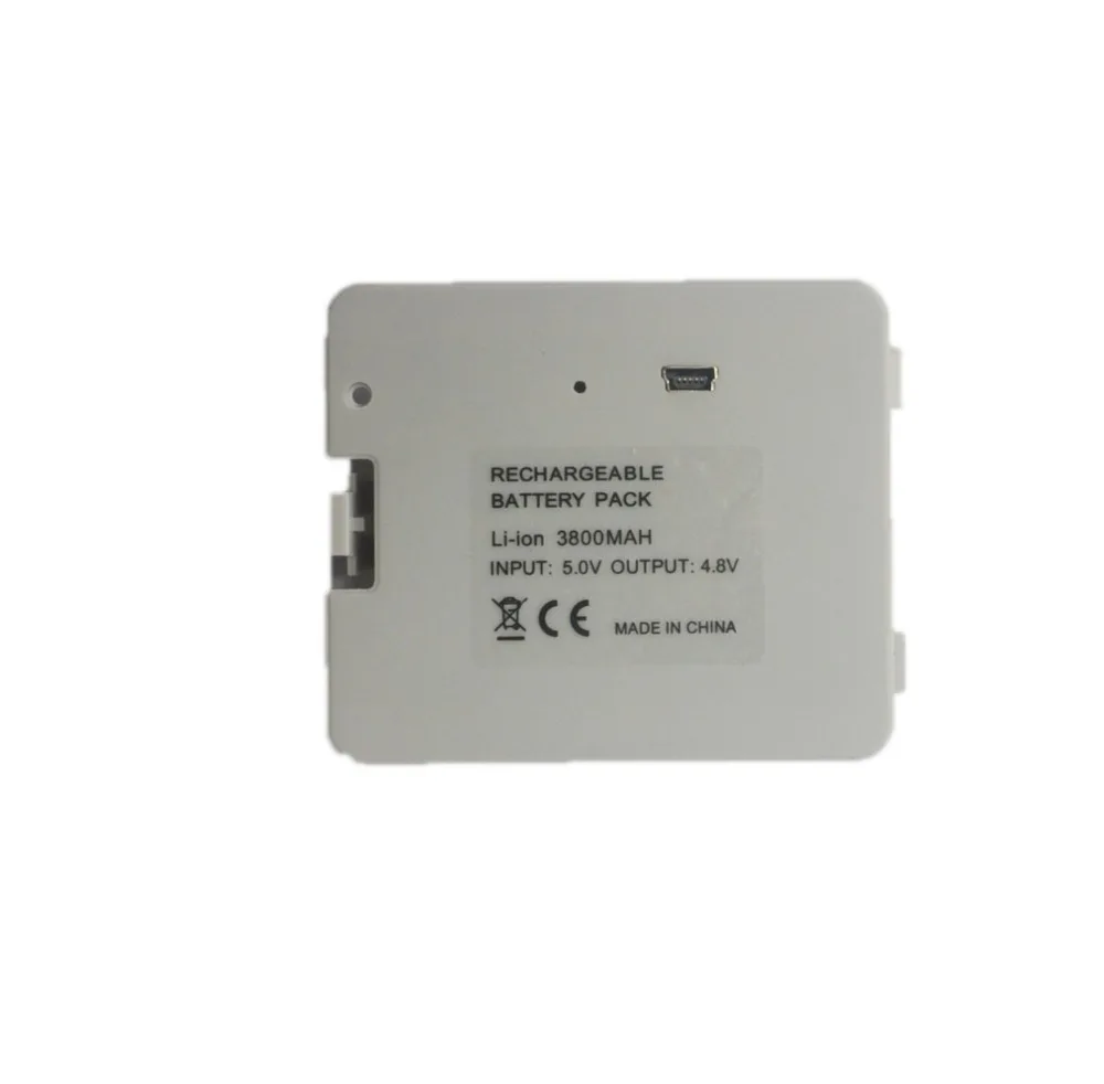 

3800mAh Rechargeable Li-ion Replacement Battery Pack Power Bank with USB Charging Cable for Nintend Wii Balance Board Fit