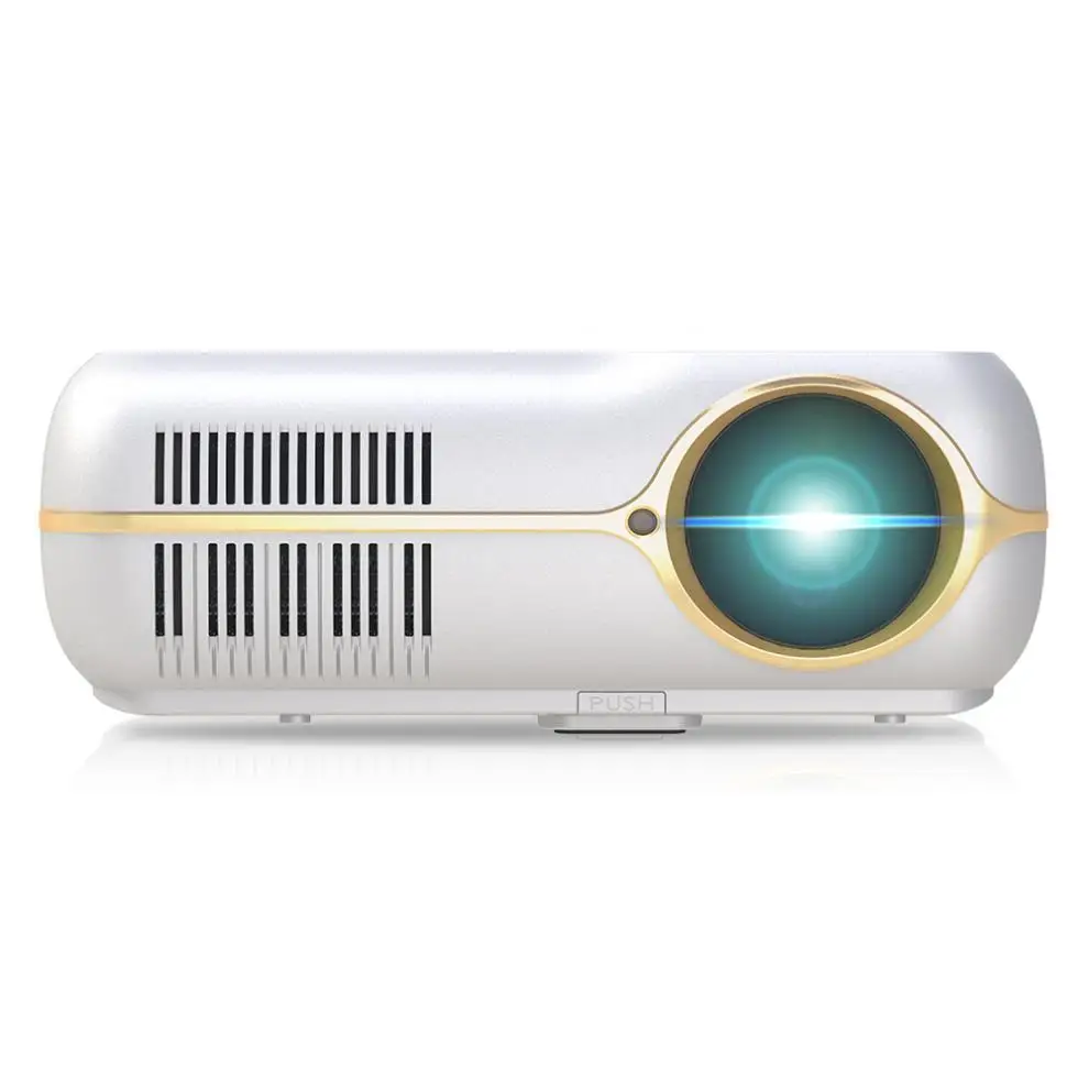 4200 لومينز 1080 P فيديو هوم سينما LED HD عارض فيديو مع ستيريو المحيطي مزدوجة الأبواق دعم 150 بوصة الإسقاط