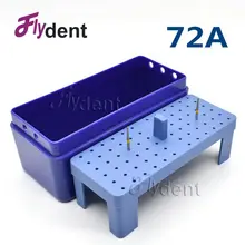 Стоматологическое оборудование Автоклавный набор 72 Отверстия Алмазные Боры Endo Box Gutta Percha Points Endodontic Reamer Block стоматолога