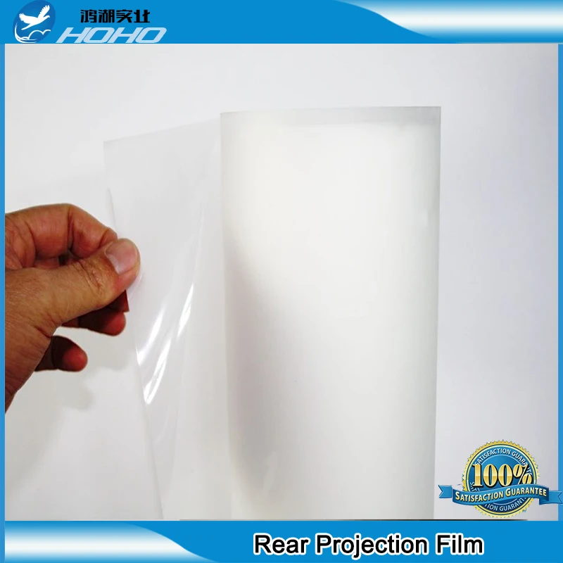 white window filmm holographic rear projection film for window shop display 3D rear projector film 60