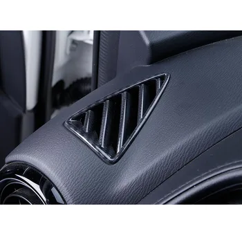 

Car Front Dashboard Upper AC Air Outlet Vent Cover Frame Trim Styling For Mazda CX-3 CX3 2016 2017 2018 ABS Accessories