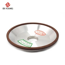 6inch 150mm Resin Bonded Flaring Diamond Grinding Wheel bowl-shape Cutting Disc Milling Cutter Grinding 120 Grit 75% pcd pcbn cutting tools ceramic binder diamond grinding wheel 600 150mm