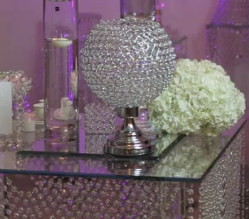 

transparent cylinder shape wedding glass gold vases wholesale