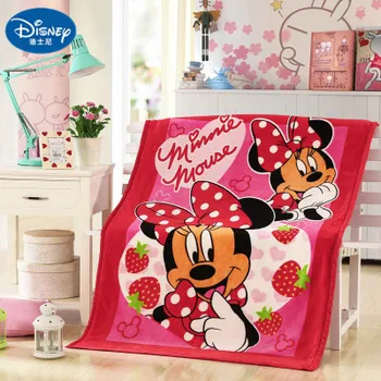 

Disney Mickey Minnie mouse Blankets Holiday blanket 70x140CM Girls Boy's Children's Kids Bed Home Bedroom Decoration Flannel