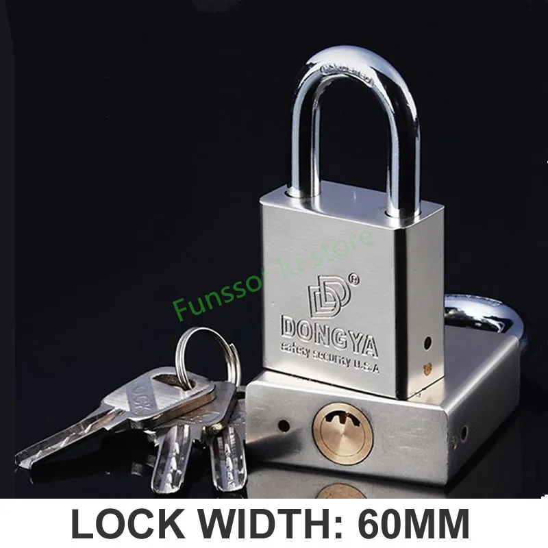 

Anti-theft, tamper, waterproof, no rust, safety security,same key padlock,locks 60mm x 50mm, key atom, copper cylinder