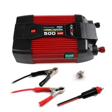 500W Car Power Inverter DC 12V TO AC 220V Modified Sine Wave Converter Adapter with USB Car Charger for Notebook Laptop very beautiful power inverter dc 12v to 220v ac car inverter outlets with usb port charger travel portable converter for laptop