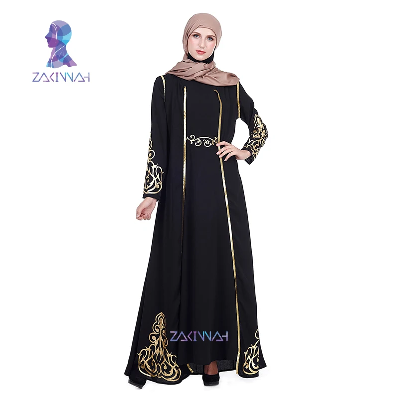 ZK004 Zakiyyah модное мусульманское платье на Ближнем Востоке Рамадан мусульманская