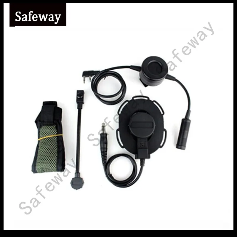 Two way radio tactical earphone walkie talkie headset for kenwood two pins TK3107 TK3207 TK480 TK 3