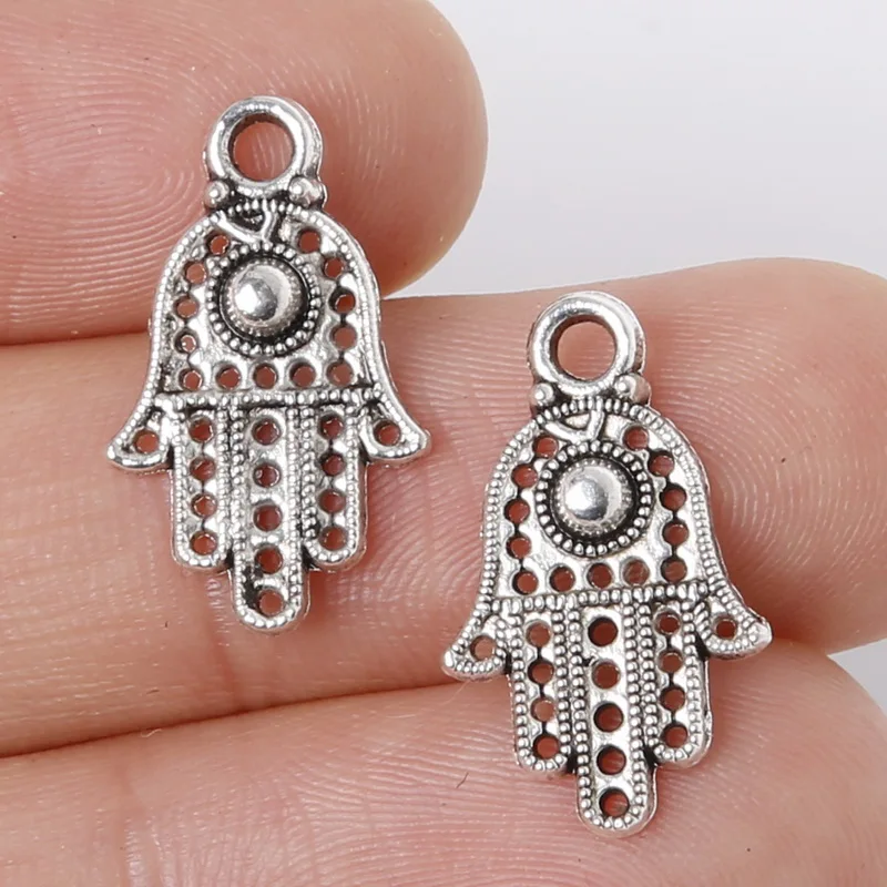 Подвески ручной работы 18 шт. 12x20 мм из сплава цинка античного серебра|charm pendant|pendants