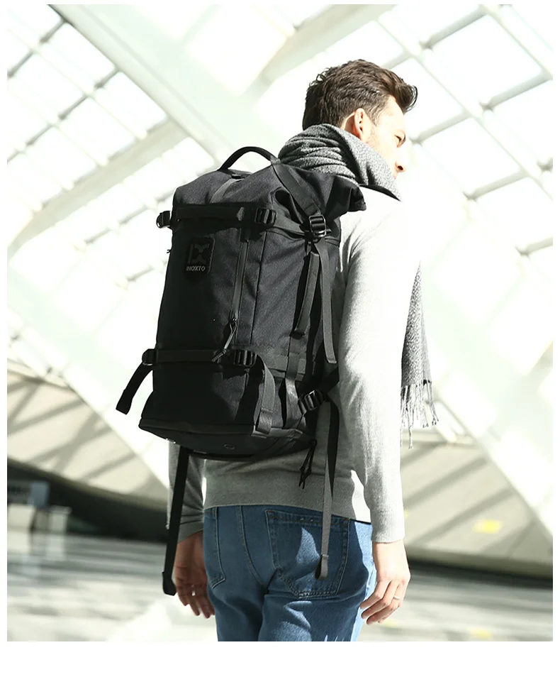 Для мужчин кемпинг рюкзак дорожные сумки и рюкзаки для мужской обуви Водонепроницаемый нейлоновая спортивная сумка сумочка Туризм