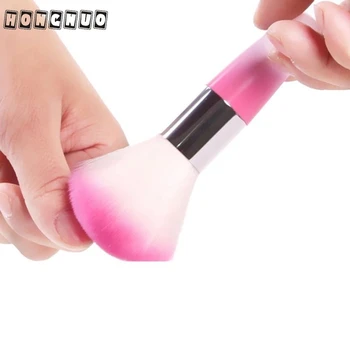 

Remove Dust Powder Nail Brush Nylon wool Smooth Makeup Brush Acrylic Nails Face Palm Dust Clean Nail Brush 2jan12