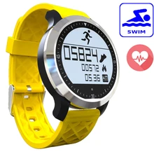 Schwimmen Wasserdichte F69 Smart Uhr Pulsmesser Sport Intelligente Elektronische Uhr Smartwatch Fitness Tracker Pedometer