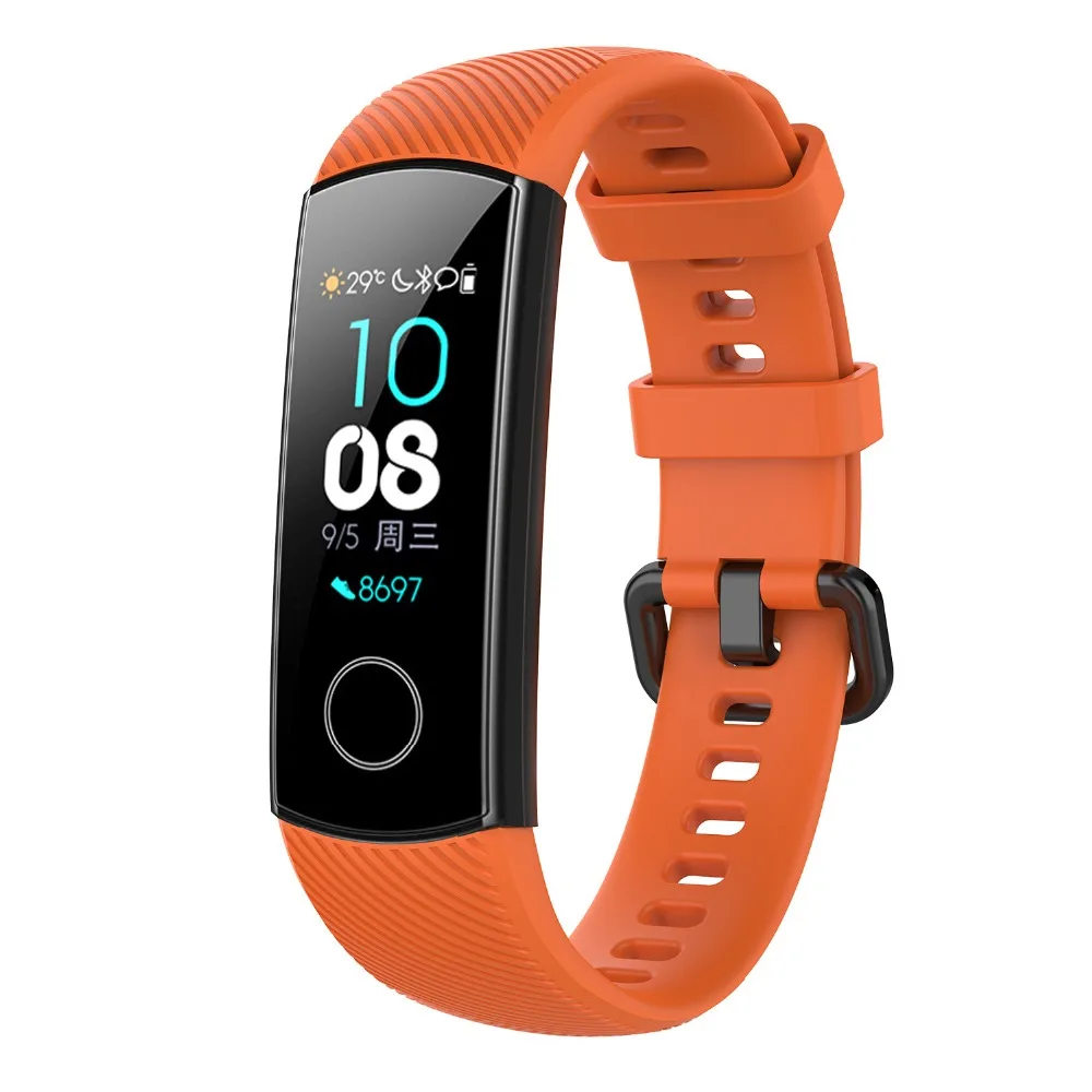 Ремешок силиконовый для Huawei Honor Band 4 Классический сменный Браслет смарт часов