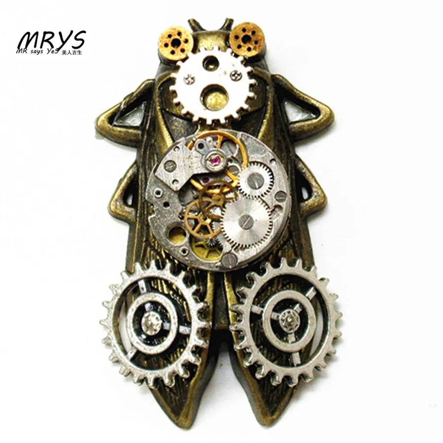font b steampunk b font gothic punk rock cicada clock font b watch b font