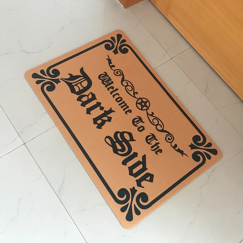 Doormat Entrance Floor Mat Funny Door Mat Go Away, Come Back With Wine Designed Non-slip Doormat