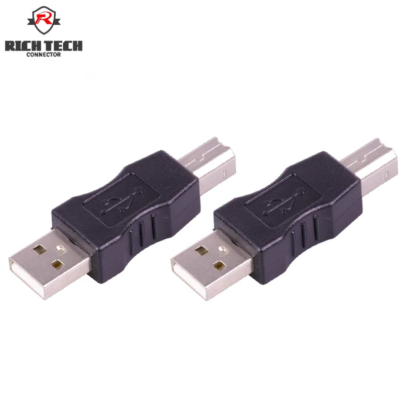 

USB 2.0 A Male plug to B male plug adapter USB AM to BM converter Printer connector