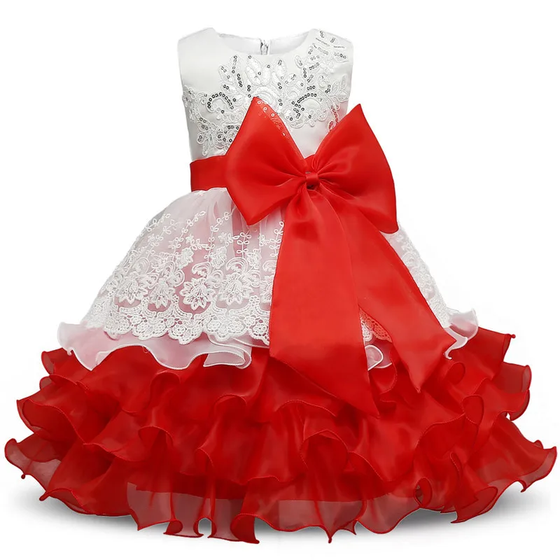 

2018 Elegant Kids Girl Dress with Big Bow-knot Party Princess Dress Wedding Birthday Clothes Formal Apparel Girl's Dresses