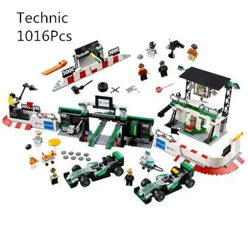 

28006 1016Pcs Model building kits Compatible with 75883 Technic Speed Champions Amg 3D Bricks figure toys for children