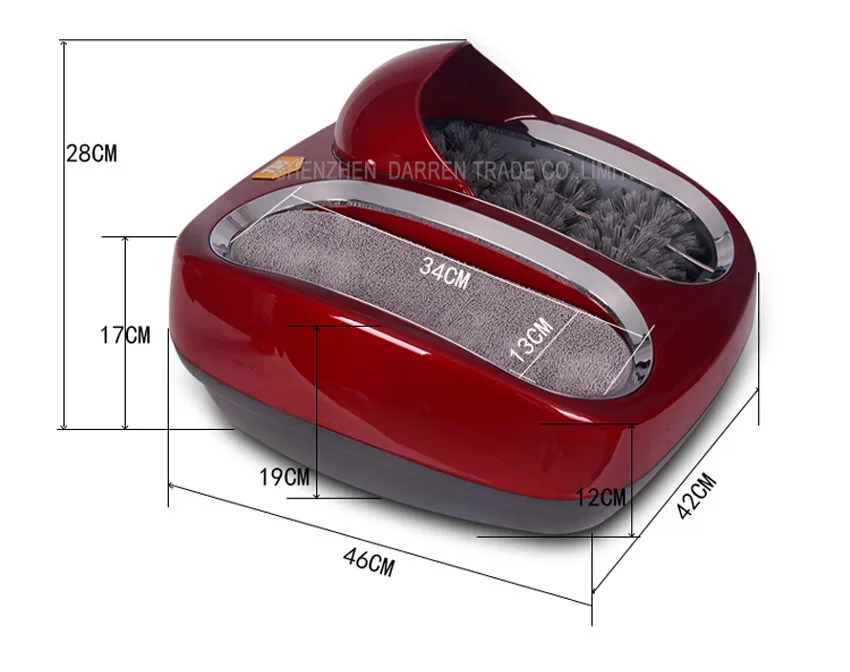 1 шт. интеллектуальная автоматическая машина для чистки подошвы оборудование для полировки обуви вместо машина для покрытия туфель с 4 цветами