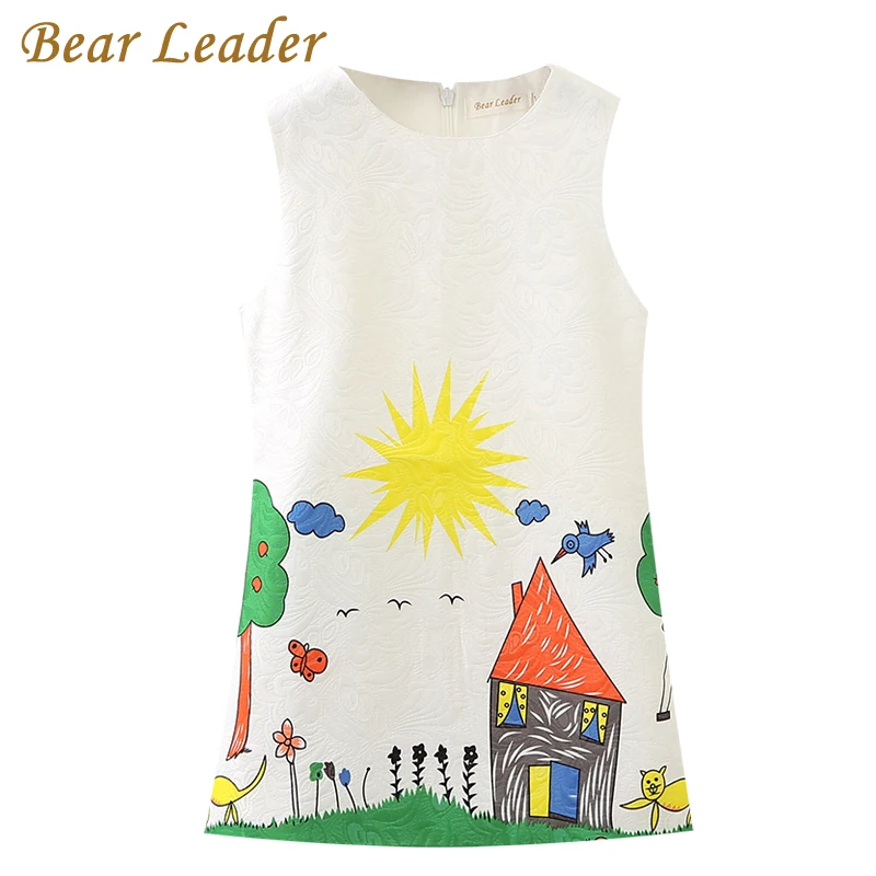 Bear Leader Girls Dress 2018 Brand Princess Dress Kids Clothes Sleeveless Red Rose Print Design for Girls More style Clothes Bear Leader Girls Dress 2018 Brand Princess Dress Kids Clothes Sleeveless Red Rose Print Design for Girls More style Clothes