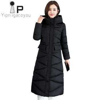 

Korean Parka Women 2020 Winter Jacket Women Coats Hooded Coats Female Parka Thick Wadded Jacket Plus size Winter Female Coat XXL