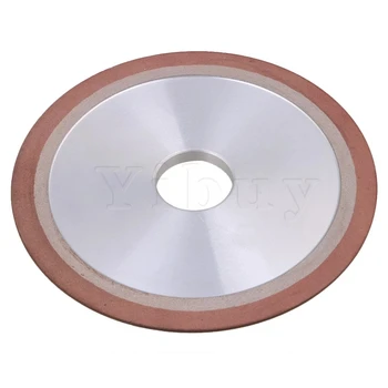 

15cm OD Diamond One Side Tapered Grinding Wheel #150 Grit Silver Brown