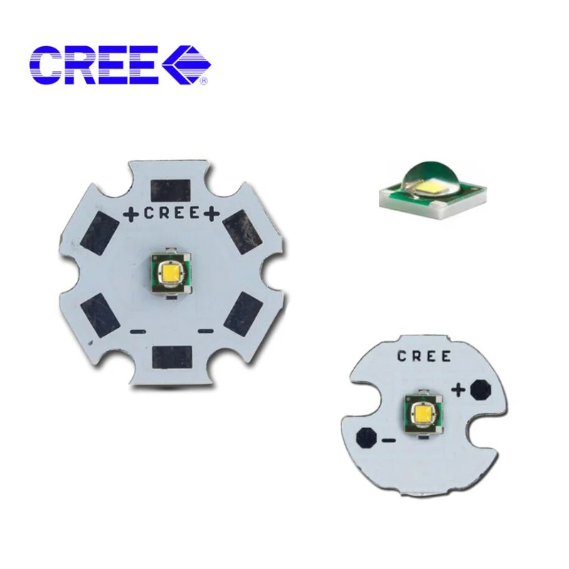 10 шт. 3 Вт Cree светодиодный XPE XP-E R3 High Powr светодиодный чип теплый белый холодный белый 3000 К 6500 к 8000 К 10000 к 13000 к с 20 мм 16 мм печатной платой