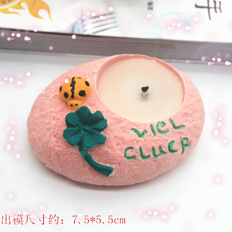 

Silicone Mold Concrete Flowerpot Mould Handmade Cement Candle Holder Desktop Decoration