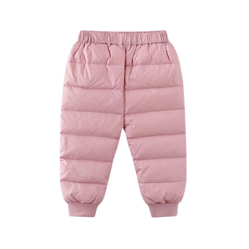 Новые штаны для мальчиков; леггинсы для девочек; детские штаны для девочек; Зимние Детские Пуховые теплые брюки; Осенняя детская одежда для мальчиков