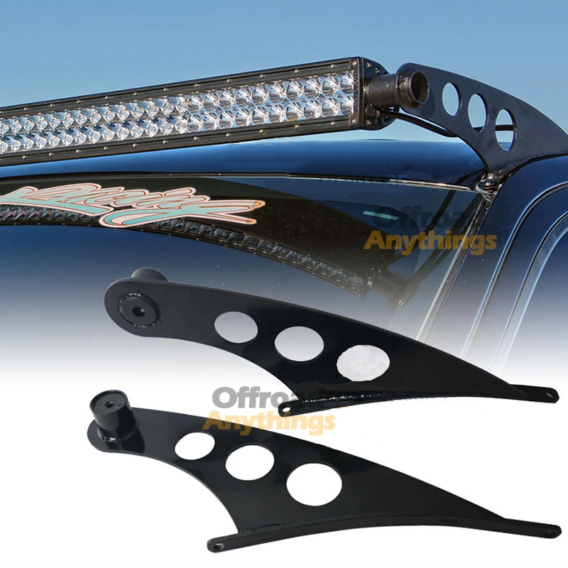 Pair Universal LED Light Bar Mounting Bracket Roof Mounts For 50" Led
