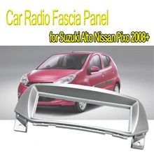 Автомобильная Радио панель для Suzuki Alto Nissan Pixo 2008+ стерео тире аудио панель комплект CD плеер фитинг адаптер DVD рамка 1 DIN